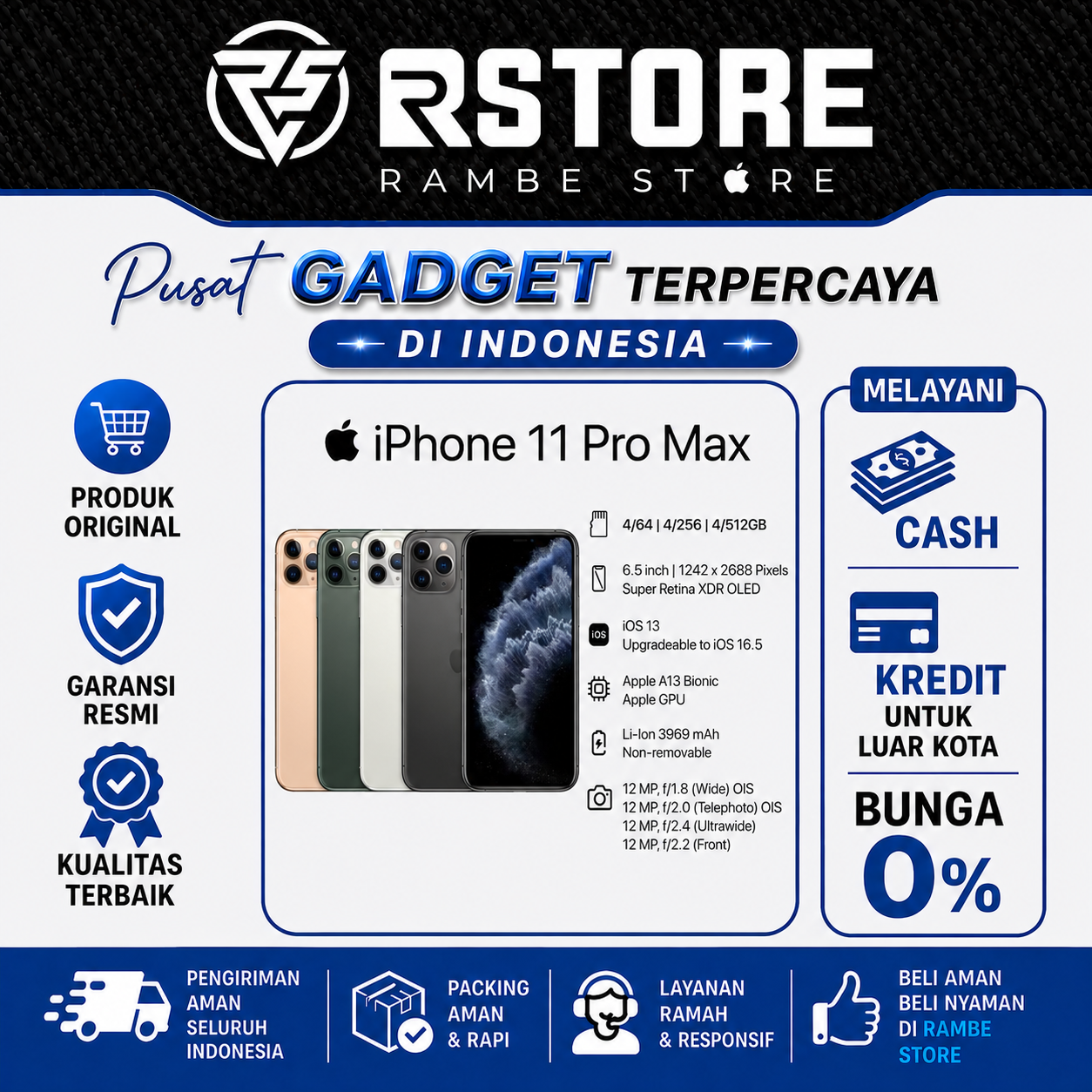 iPhone 11 PROMAX NEW GARANSI RESMI INDONESIA  